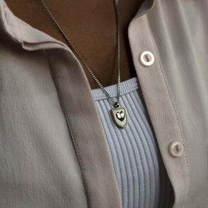 Courageous Love Necklace -  Sterling Silver