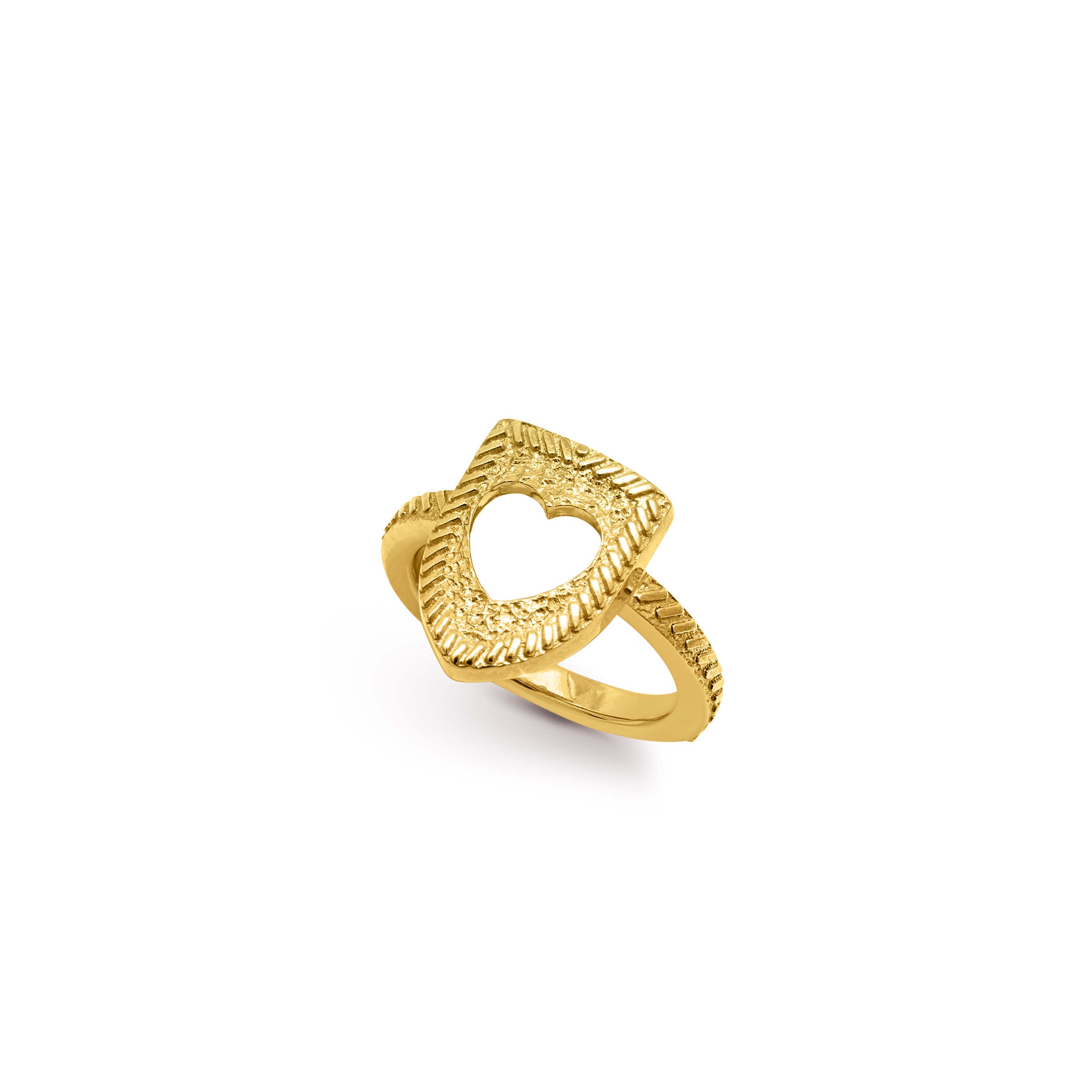 Courageous Love '2 in 1' Ring Set - 14k Vermeil