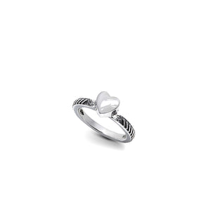 Courageous Love Ring Set - Sterling Silver