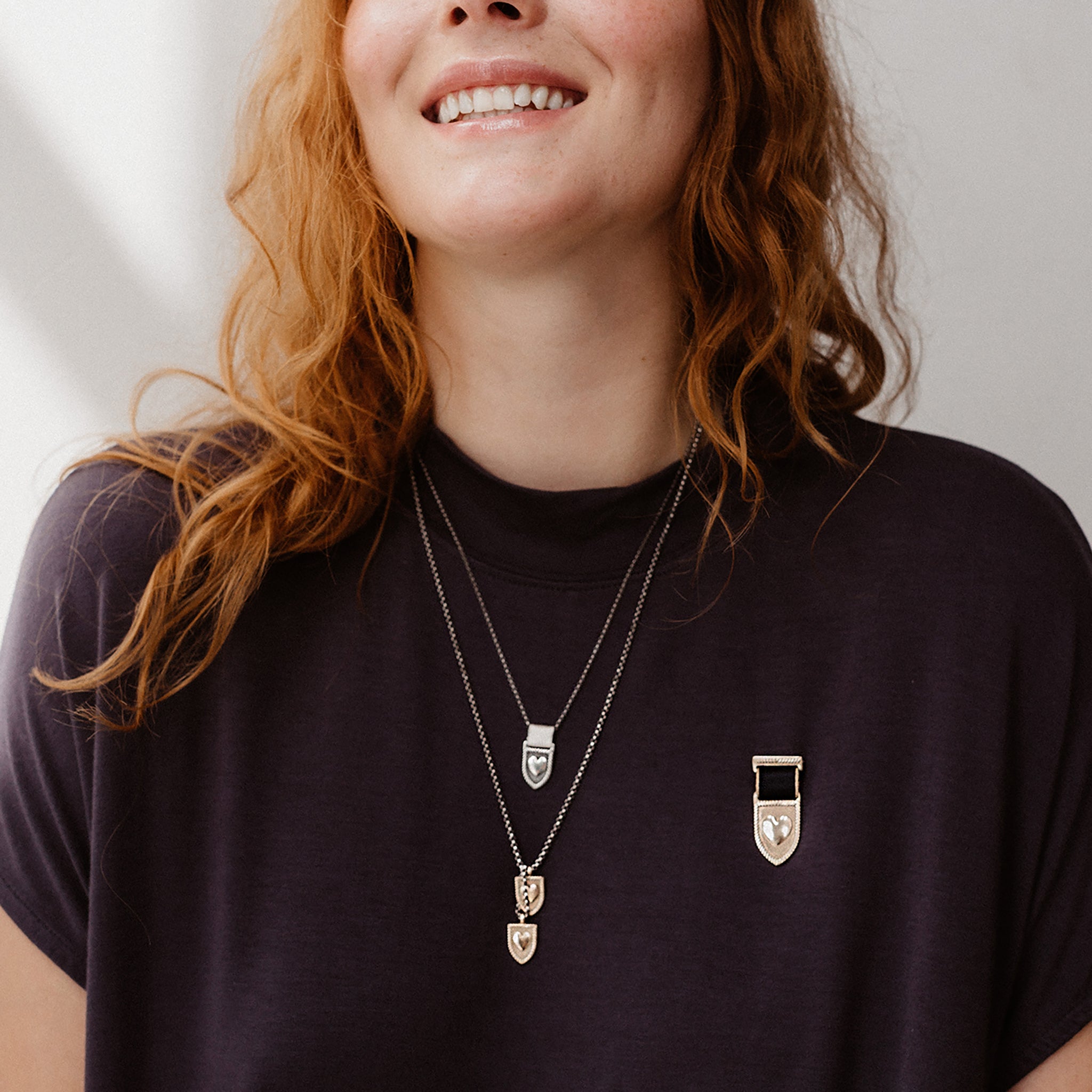 Love Tags Necklace - Bronze (being replaced with 14k gold plated silver)